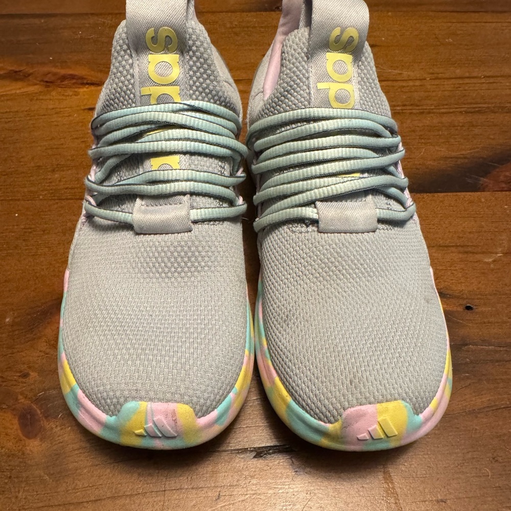 Adidas Kids Sneakers in Gray with Pastel Hues